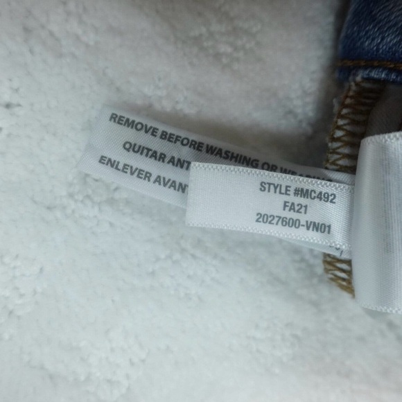 Madewell Jeans - Womens 26 - The Perfect Vintage Jean Distressed Denim - Picture 9 of 11